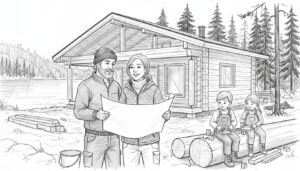 hirsirakentaminen käytännöt perhe