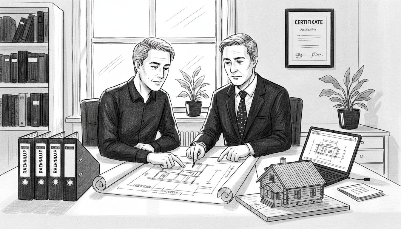 hirsitalo rakennuslupa prosessi