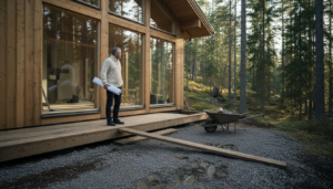 Finsk arkitekt og moderne tømmerhus