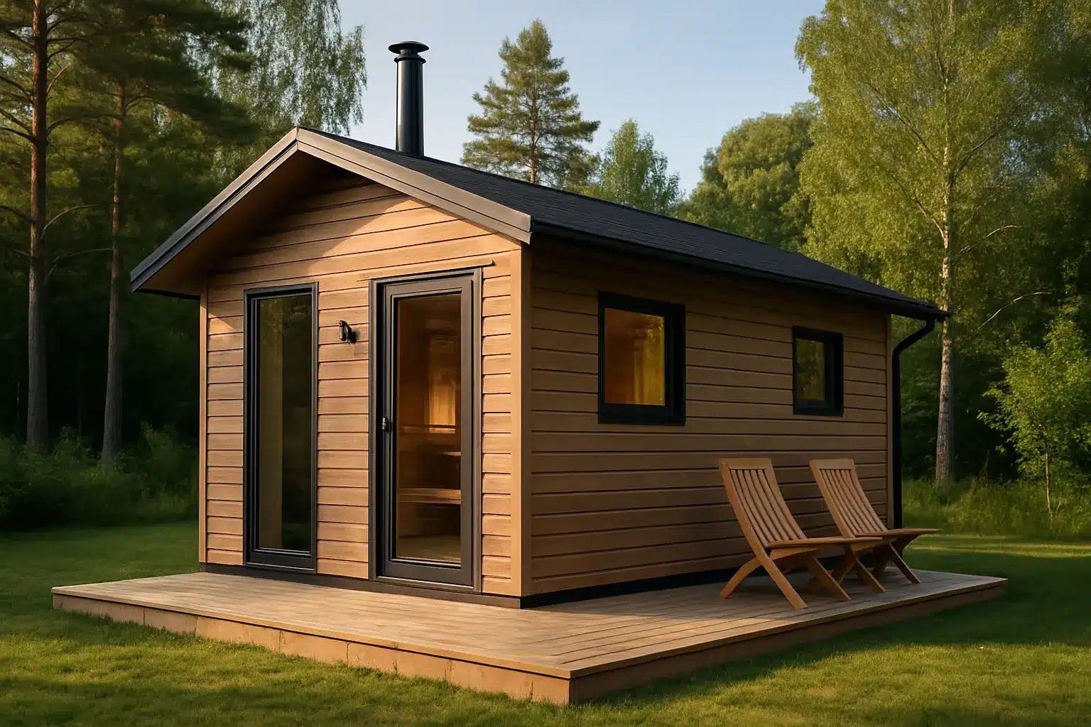 Tilatuimmat pihasaunat 20-24 m2 Suomessa