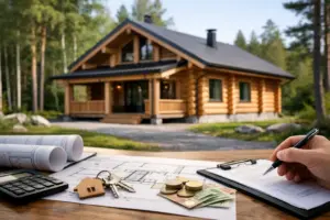 Avain käteen hirsitalo hinta - mistä se tulee?