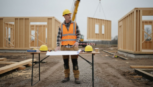 Hier entsteht ein modernes Holzhaus – spannende Einblicke direkt von der Baustelle