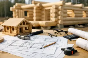 Mitkä piirustukset tarvitaan hirsirunkoon?