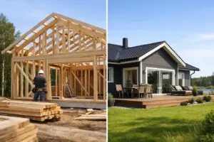 Pelkkä runkotoimitus vs muuttovalmis