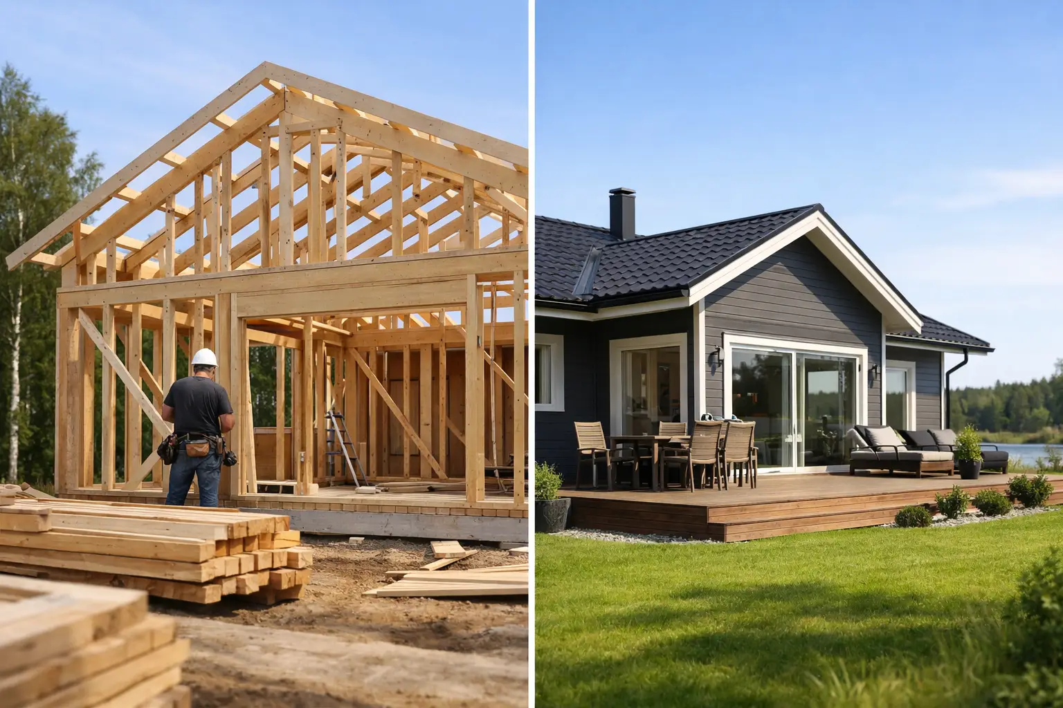 Pelkkä runkotoimitus vs muuttovalmis