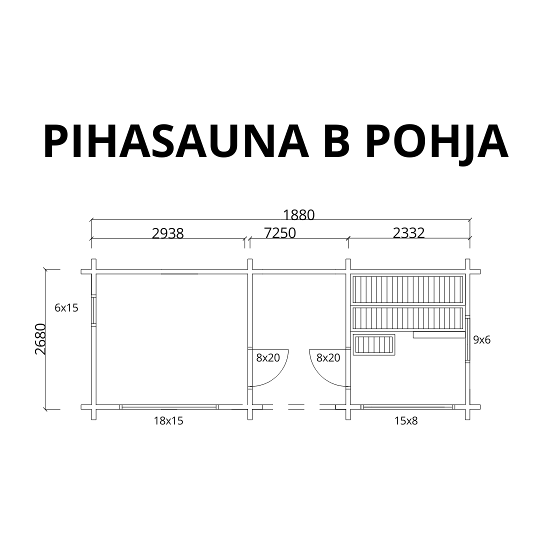 Pihasauna B Pohja