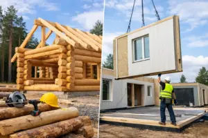 Hirsitalon runkotoimitus vs elementtitalo