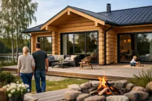 Muuttovalmis hirsitalo - kokemuksia ja arki