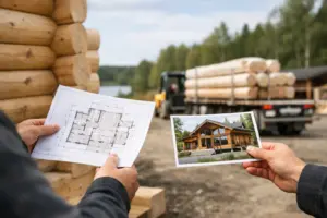 Miten valita hirsirungon toimitusmalli?